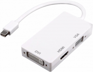 Alfais 4639 Mini DisplayPort to HDMI VGA DVI Dönüştürücü
