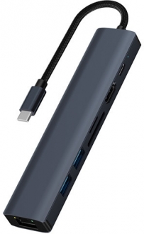 Ally BYL-2303 7in1 Type-C to USB Type-C Ethernet Dönüştürücü