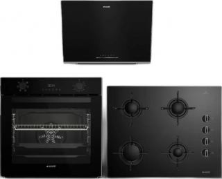 Arçelik Eko Siyah Ankastre Set OCD T 601 ES + AFC 330 S + ADE 606-2 S