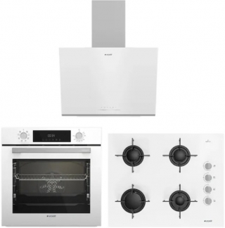 Arçelik Steam Beyaz Ankastre Set OCD T 651 EB + AFC 341 B + ADE 606-2 B