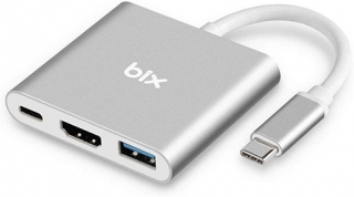 Bix BX13HB Type-C to USB 3.0 Type-C HDMI Dönüştürücü