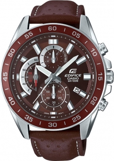 Casio Edifice EFV-550L-5AVUDF Kol Saati (Gri / Kahverengi)