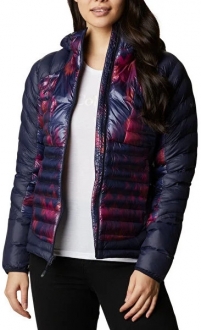 Columbia Labyrinth Loop Hooded Kadın Şişme Mont (Blue Oasis)