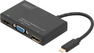 Digitus USB 3.0 Type-C to VGA HDMI DVI DisplayPort Dönüştürücü