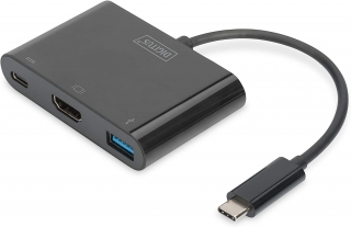 Digitus USB Type-C to HDMI USB-A USB-C Dönüştürücü