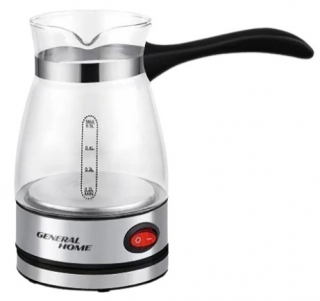General Home CZ-47 Kahve Makinesi (Siyah / Şeffaf)