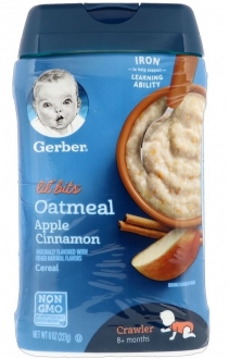 Gerber Baby Oatmeal Apple Cinnamon 8 oz 227 gr Kaşık Mama