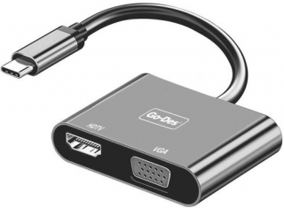 Go Des GD-8280 Type-C to HDMI VGA Dönüştürücü