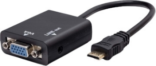 Hadron 4577 Mini HDMI to VGA Dönüştürücü