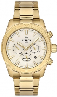 Hislon DT133G-08SG Kol Saati (Çelik / Altın)