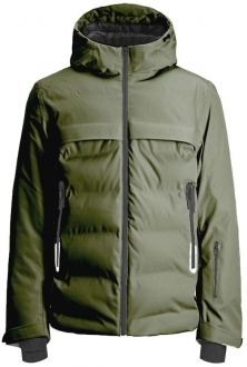 Jack &amp; Jones 12193195 Erkek Şişme Mont (Forest Night)