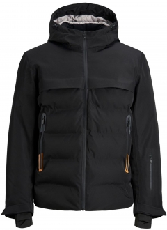 Jack &amp; Jones 12193195 Erkek Şişme Mont (Siyah)