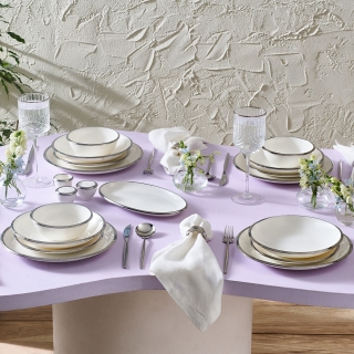 Karaca Ekinoks 53 Parça Yemek Takımı