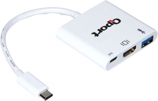 Qport Q-TH03 Type-C to HDMI USB 3.0 Type-C Dönüştürücü