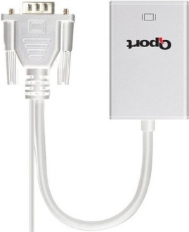Qport Q-VH VGA to HDMI Dönüştürücü
