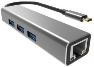 Vcom DH311A USB 3.1 Type-C to USB 3.0 RJ45 Dönüştürücü